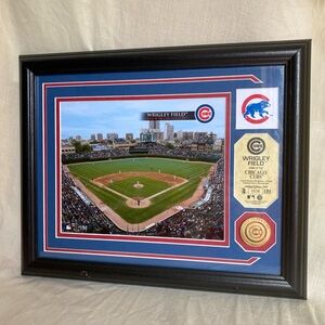 Wrigley Field Highland Mint Chicago Cubs Limited Edition Photo/Medallion 38/5000